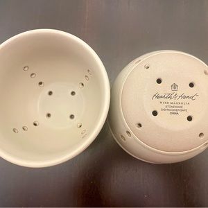 A Pair of Hearth & Hand Stoneware Berry Bowls